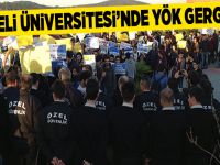 Üniversitede YÖK gerginliği