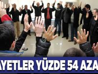 ŞİKAYETLER YÜZDE 54 AZALDI