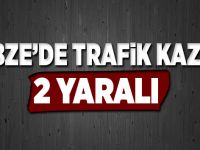 Gebze’de trafik kazası:2 yaralı