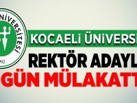 Rektör adayları bugün mülakatta