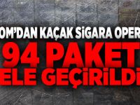 Polisten kaçak sigara operasyonu