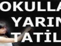 Yarın okullar tatil