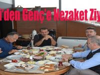 Rüştü’den Genç’e Nezaket Ziyareti