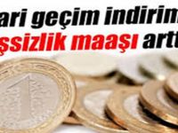 Asgari geçim indirimi ve işsizlik maaşı arttı