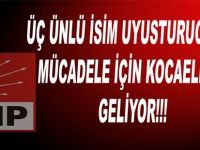 Üç ünlü isim uyuşturucuyla mücadele için gelecek!!!