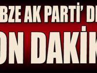 Gebze Ak Parti de Son Dakika