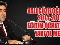 Vali Güzeloğlu' nun  2014-2015 Eğitim Öğretim Yarı Yılı Mesajı