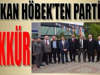Dr. Hakan Höbek'ten Partililere Teşekkür