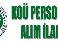 Koü Personel Alım İlanı