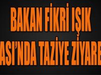 Bakan Fikri Işık Dilovası'nda Taziye Ziyaretinde