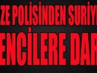 Gebze Polisinden Suriyeli Dilencilere Darbe!