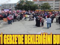 Ak Parti Gebze'de Beklediğini Bulamadı!