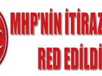 MHP'nin İtirazları Red Edildi
