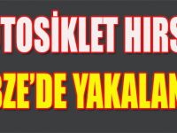 Motosiklet Hırsızı Gebze'de Yakalandı!