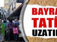 Bayram Tatili Uzatıldı