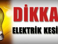 Sedaş planlı elektrik kesintisi
