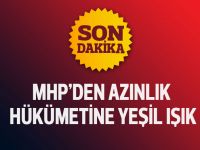 Mhp Azınlık Hükümetine Destek Vericek