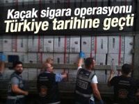Türkiye Tarihinin En Büyük Kaçak Sigara Operasyonu