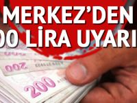 Merkez Bankasından Uyarı