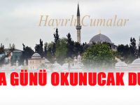 Cuma Günü Okunucak Dualar