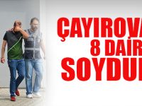 Çayırova da 8 daire soydular