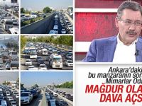 Ankara bulvarı kapandı trafik çilesi başladı