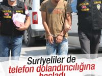 Telefon dolandırıcılığı yapan 3 Suriyeli yakalandı