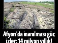 14 Milyon yıllık izler