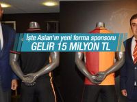 Galatasaray'a yeni sponsordan 15 milyon lira
