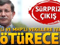 Başbakan Davutoğlu, CHP'li ve MHP'li vekillere bakanlık teklif edecek
