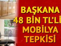 Belediye başkanından 48bin tl'lik mobilya