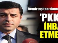 Demirtaş'dan Skandal Sözler!