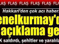 Genelkurmay'dan İlk Açıklama Geldi!