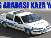 Polis Arabası Kaza Yaptı