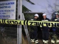 Elektrik trafosu bomba gibi patladı