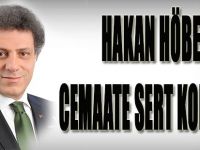 Hakan Höbek Cemaate Sert Konuştu