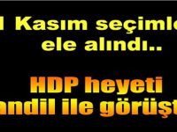 HDP heyeti, Kandil ile görüştü