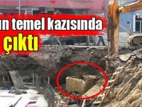 İnşaatın temel kazısında tarih çıktı