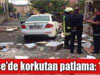 Derince'de korkutan patlama: 1 yaralı