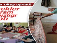 Erkekler bayram temizliği yaptı kadınlar okey oynadı