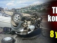 TEM'de korkunç kaza: 8 yaralı