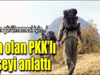 Teslim olan PKK'lı anlattı