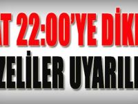 Saat 22:00'ye Dikkat! Gebzeliler Uyarılıyor