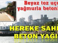 Hereke Sahiline Beton Yağıyor