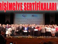 270 GİRİŞİMCİYE SERTİFİKALARI VERİLDİ