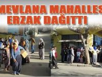AKP Mevlana Mahallesinde Erzak Dağıttı