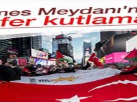 Times Meydanı’nda Ak Parti Kutlaması