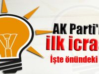 AK Parti'nin ilk icraatı...