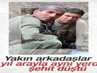 İki arkadaş 3 yıl arayla şehit düştü