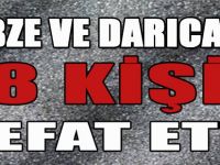 Gebze ve Darıca'da 8 Kişi Vefat Etti